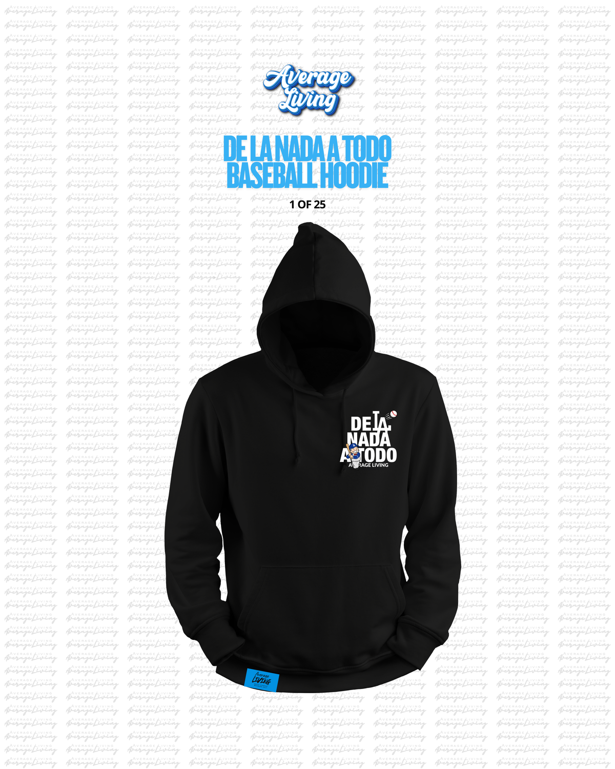 DE LA NADA A TODO HOME-RUN HOODIE.
