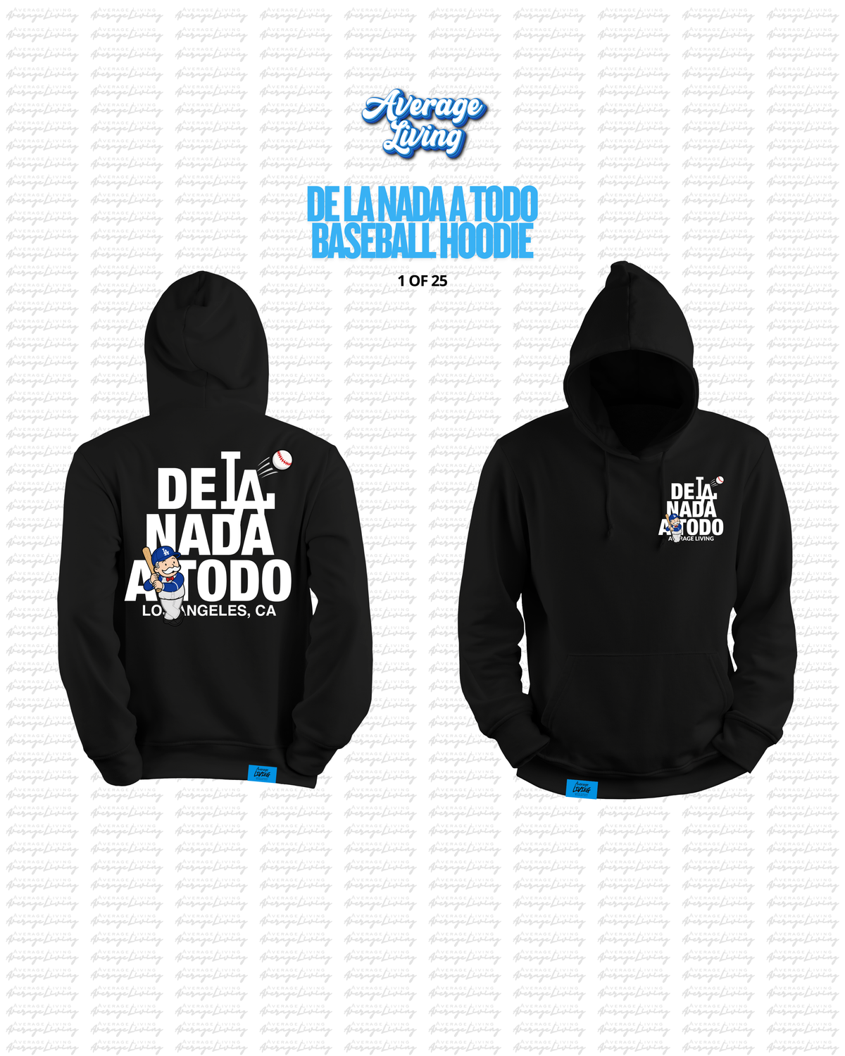 DE LA NADA A TODO HOME-RUN HOODIE.
