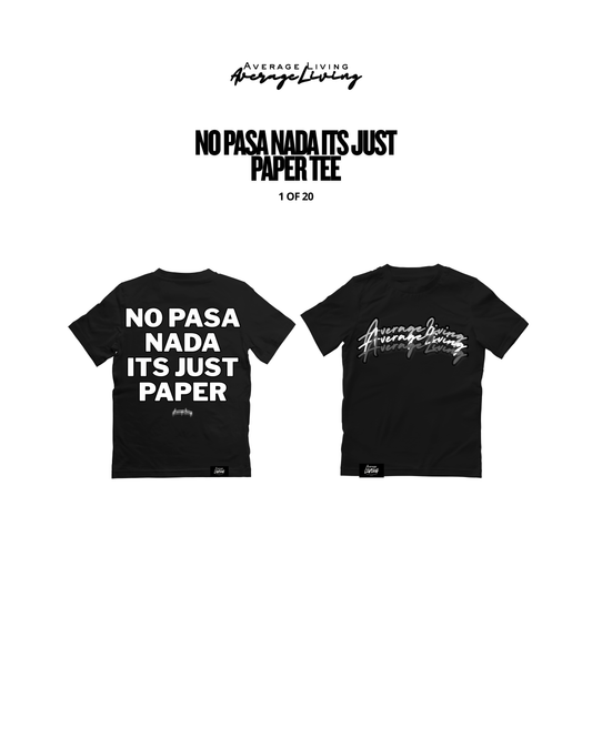 NO PASA NADA ITS JUST PAPER